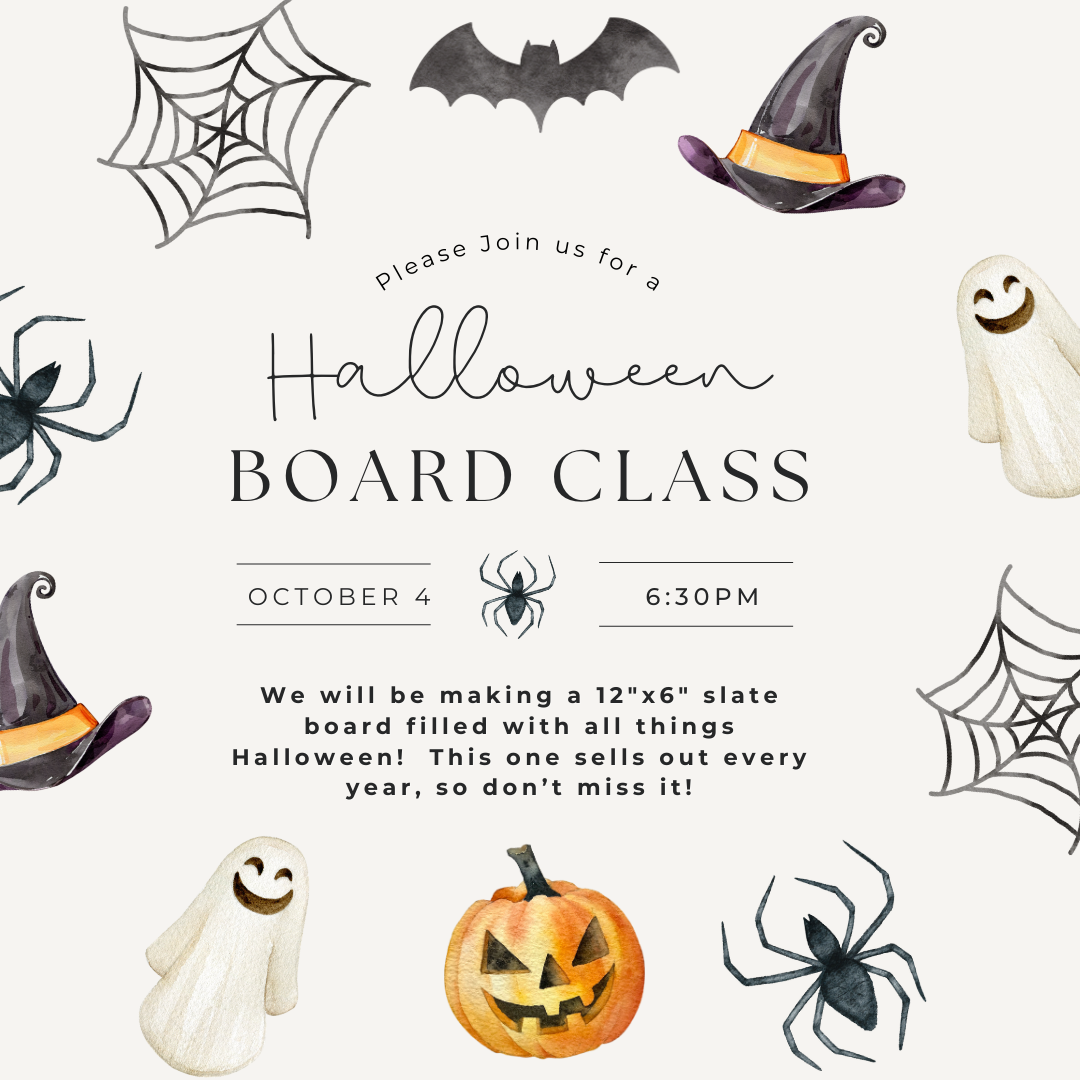 Halloween Charcuterie Class   WEDNESDAY, OCT. 4th at 6:30PM